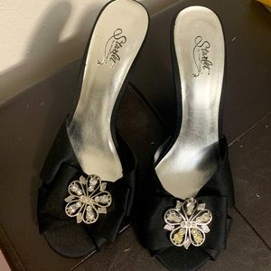 Black Heels Slippers